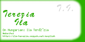 terezia ila business card